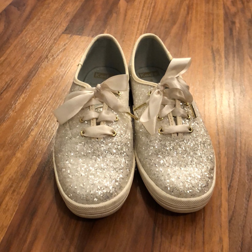 KEDS X KATE SPADE CHAMPION GLITTER SNEAKERS